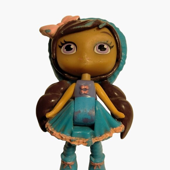Nickelodeon Little Charmers Lavender Mini Doll Figure Di stressed Shabby toy - Picture 2 of 8